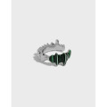 A36411 design irregular wrinkled qualitys925 sterling silver piercing earrings