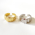 A32582 designer 925 sterling silver irregular ring