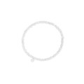 A35032 design geometric irregular silver silver stretchy rope charm bracelet