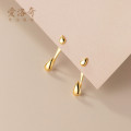 A33142 s925 sterling silver chic simple teardrop earrings