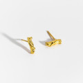 A44773 s925 silver tree quality stud simple cute earrings