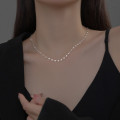 A36928 S999 silver simple women fashion necklace