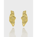 A36044 design minimalist irregular qualitys925 sterling silver earrings