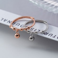 A41200 s925 sterling silver elegant bead ring