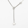 A32981 s925 sterling silver vintage chic pendant stars simple necklace