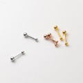 A36609 s925 sterling silver piercing earrings