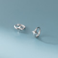 A43245 s925 sterling silver fashion simple earrings