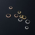 A33256 s925 sterling silver simple rhinestone fashion chic sweet earrings