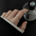 A36332 s925 sterling silver simple bar ring