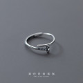 A33496 s925 sterling silver vintage thai silver screw ring
