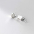 A31596 s925 sterling silver unique fashion geometric dangleearrings