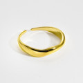 A43514 s925 silver weave unique simple elegant adjustable ring