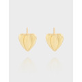 A38845 design minimalist geometric heart stud sterling silver s925 quality earrings
