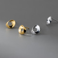 A43553 s925 silver trendy sweet unique hollowed stud earrings