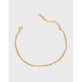 A36525 design minimalist bead qualitys925 sterling silver charm bracelet