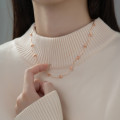 A39097 s925 sterling silver bead design necklace