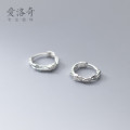 A32237 s925 sterling silver chic unique tree braided earrings