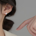 A38224 s925 sterling silver rhinestone trendy design earrings