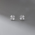 A43370 s925 sterling silver heart rhinestone stud fashion sweet earrings