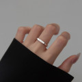 A36997 s925 sterling silver letter initial ring