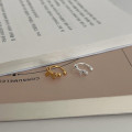 A45757 sterling silver butterfly clipon simple elegant earrings