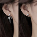 A42765 s925 sterling silver trendy sweet butterfly stud design earrings