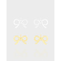 A40529 design hollowed butterfly quality stud sterling silver s925 earrings