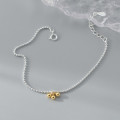 A45922 s925 silver trendy sweet charm bracelet