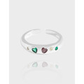 A37753 design cubic zirconia adjustable sterling silver s925 quality ring
