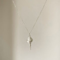 A41378 s925 sterling silver unique trendy design necklace