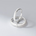 A46442 s925 sterling silver simple rhinestone ring