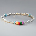 A40206 s925 sterling silver charm trendy elegant bracelet