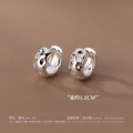 A38237 s925 sterling silver rhinestone design elegant earrings