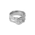 A35156 design irregular qualitys925 sterling silver adjustable ring