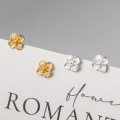A44153 s925 sterling silver trendy sweet dainty simple stud earrings