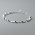 A40158 s925 sterling silver simple charm trendy elegant bracelet