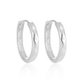 A44704 rhombic s925 sterling silver simple elegant earrings