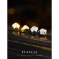 A40888 s925 sterling silver stud unique geometric earrings