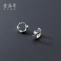 A33276 s925 sterling silver trendy geometric unique fashion earrings