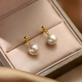 A45058 s925 sterling silver dainty simple elegant stud earrings
