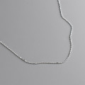 A44165 s925 sterling silver minimalist necklace