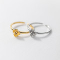A36568 s925 sterling silver rose ring