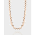A41458 design champagne gold pearl sterling silver s925 necklace