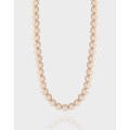 A41458 design champagne gold pearl sterling silver s925 necklace