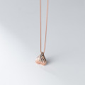A35227 s925 sterling silver chic simple trendy heart sweet necklace