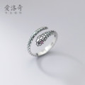 A32146 s925 sterling silver unique ring