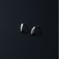 A33748 s925 sterling silver chic simple rhinestone sweet earrings