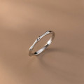 A45029 s925 sterling silver sweet dainty simple ring