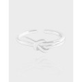 A42009 design heart rope sterling silver s925 ring