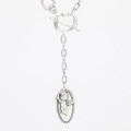 A32898 s925 sterling silver vintage fashion pendant simple necklace